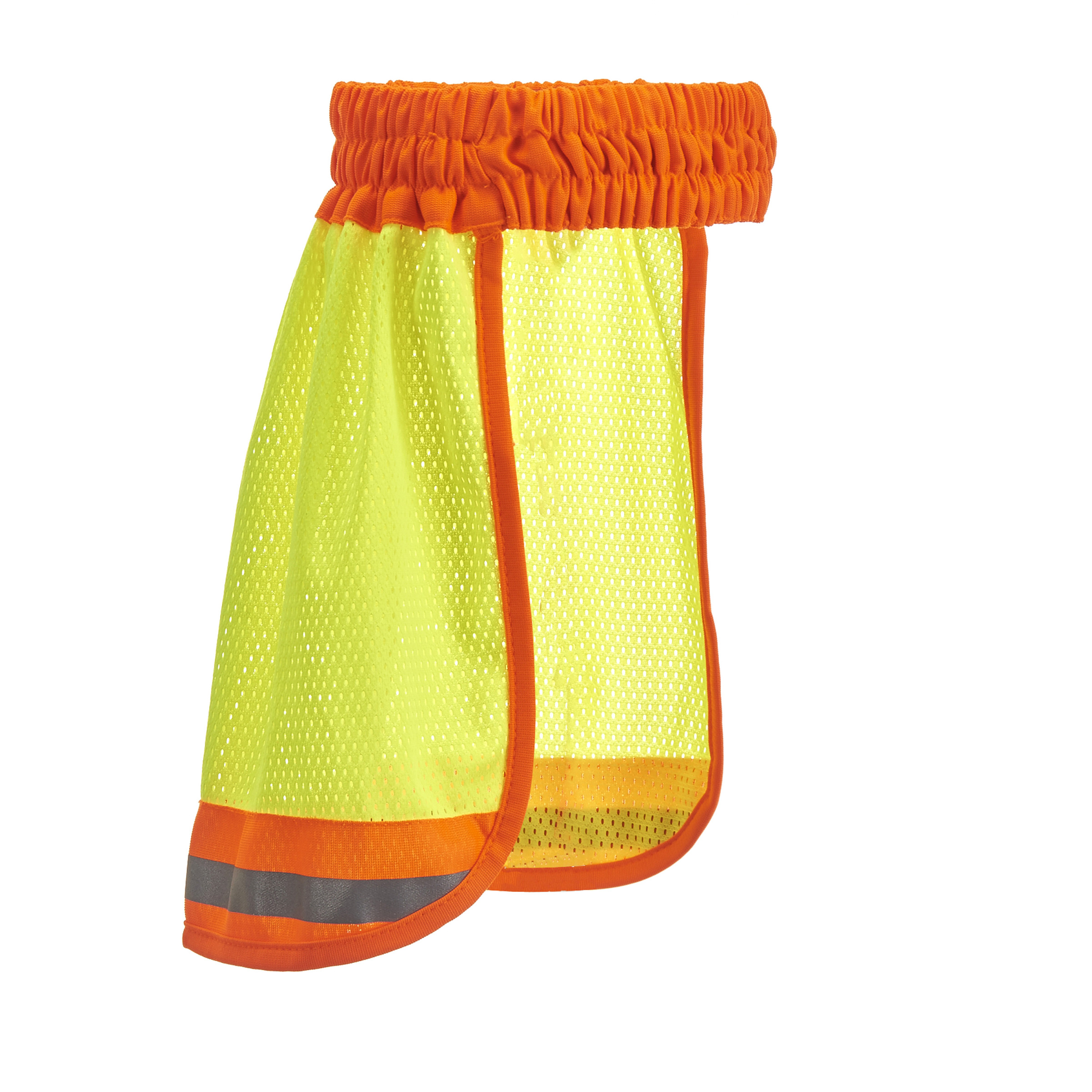 SunShade Hard Hat Protector, single, breathable bright mesh, Yellow-Green